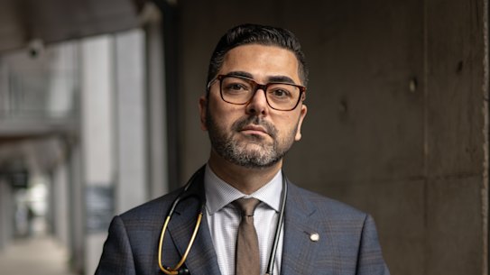 Dr Matthew Isfahani, a GP and former junior doctor at Concord and Canterbury hospitals.