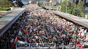 Organisers estimated at least 30,000 people joined the march.