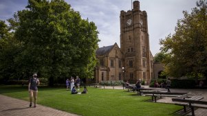 Students at Melbourne University.