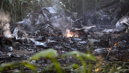 Ukrainian cargo plane carrying ‘dangerous material’ crashes in Greece