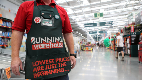 Bunnings is looking for a more streamlined management structure. 
