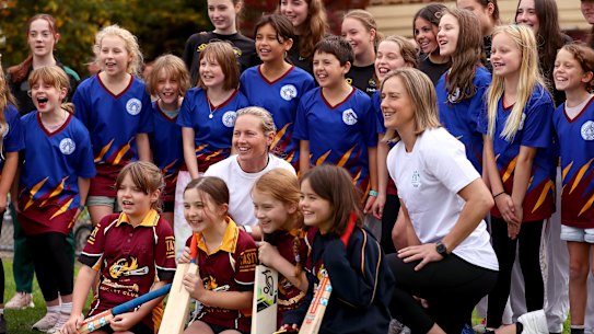 Meg Lanning and Ellyse Perry won’t be seen playing for Australia on home turf until the second half of January next year.