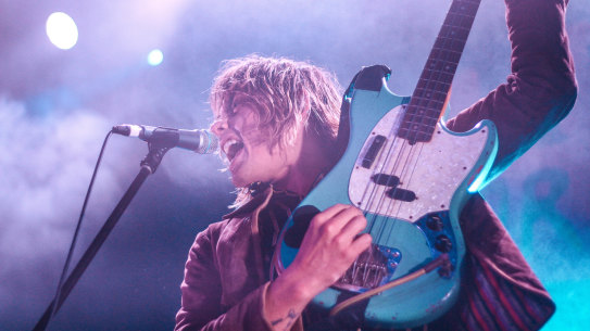 Louis Leimbach's talents extend to designing their posters and merch.