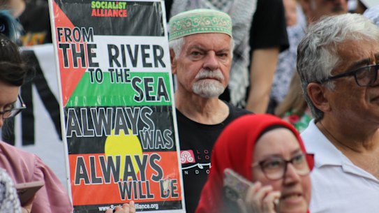 The phrase “from the river to the sea” would be banned under the laws.