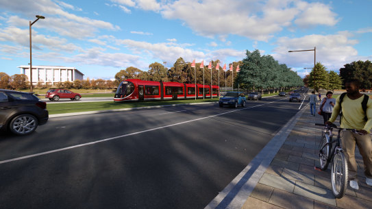 What will happen if the Woden leg of Canberra's light rail is dumped?