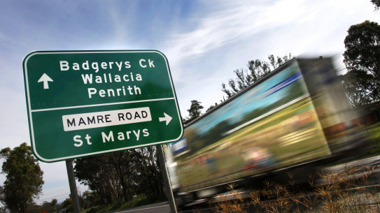 The new motorway will provide motorists a direct link to Western Sydney Airport.