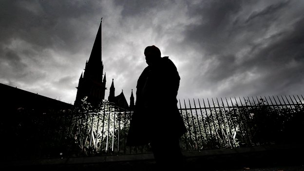 "John Fells", who cannot be identified for legal reasons was abused by three Catholic priests.