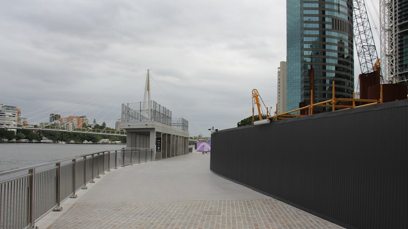 Brisbane Riverwalk to reopen next month after three-year closure