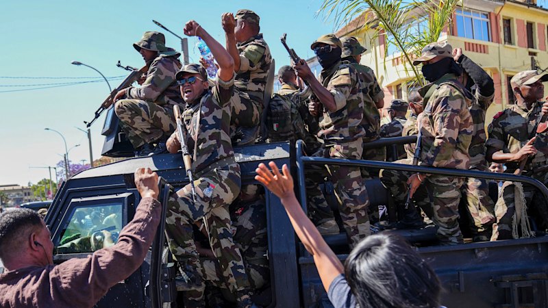 Madagascar’s military coup leader says he is ‘taking the position of president’