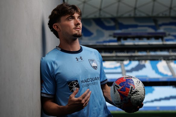 New Sydney FC recruit James Overy.
