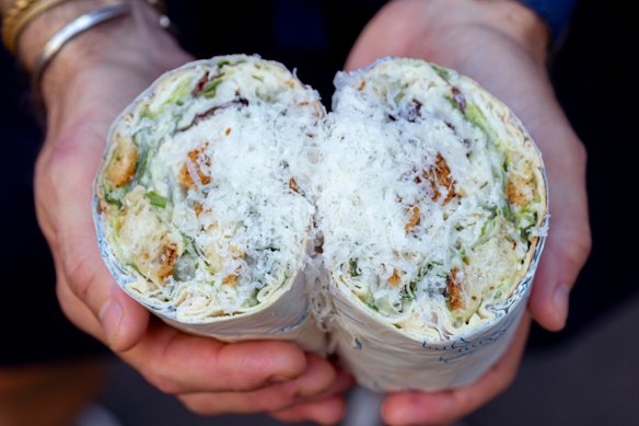 There’s no shortage of wraps in Sydney (even Woolies has a chicken caesar wrap), but no one is making one quite like Cross Section.
