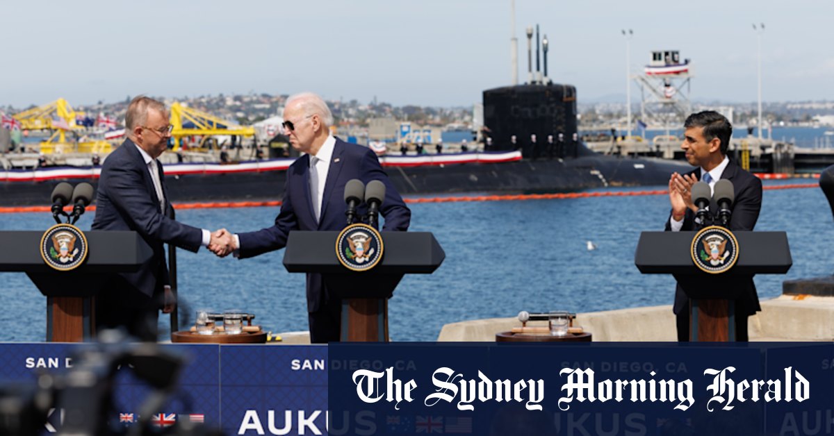 Aukus nuclear submarine: New fleet of nuclear submarines to be built in Australia in $368b deal - Vimarsana News