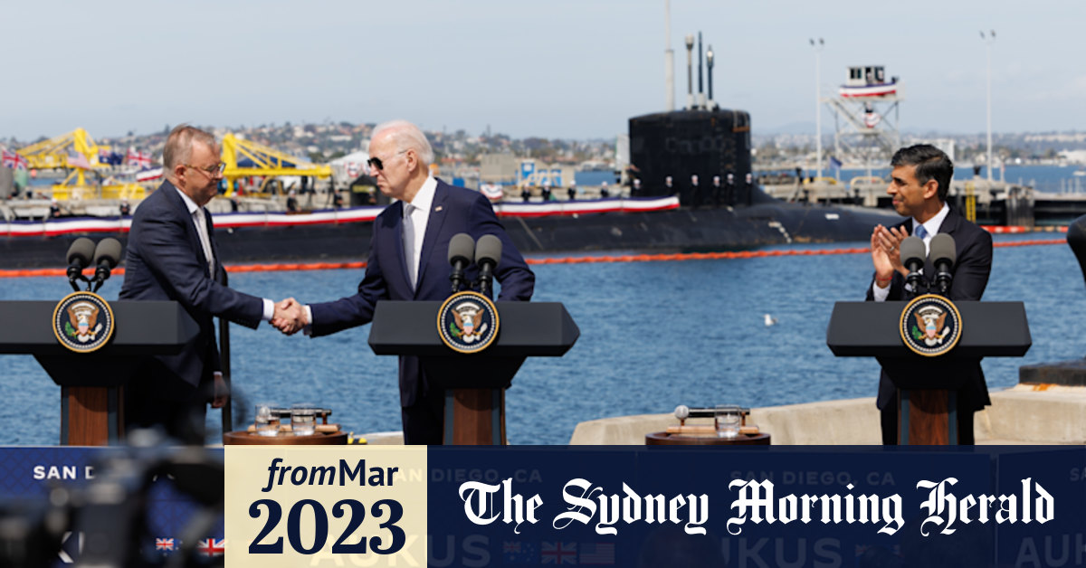 AUKUS announcement confirms US submarines to be built in Australia in ...