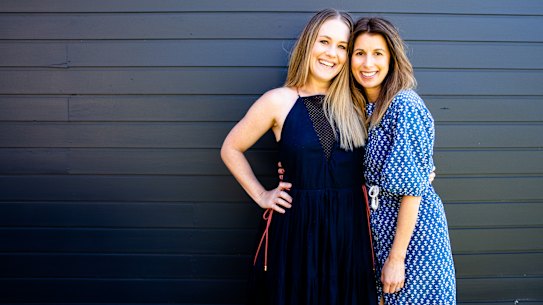 Kate Gibbs (left) and Meg Mason: 
“Kate’s is a practical generosity, and always a little bit more than it needs to be.”