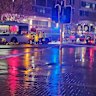 A man has died after he was fatally struck by a bus on friday night.
