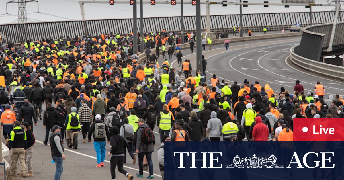 Melbourne protests LIVE: Daniel Andrews condemns CFMEU union demonstrations, Victoria Police brace for more violence, Victoria COVID cases increase - Vimarsana News