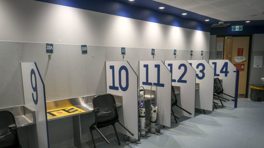 The safe injecting room in North Richmond.