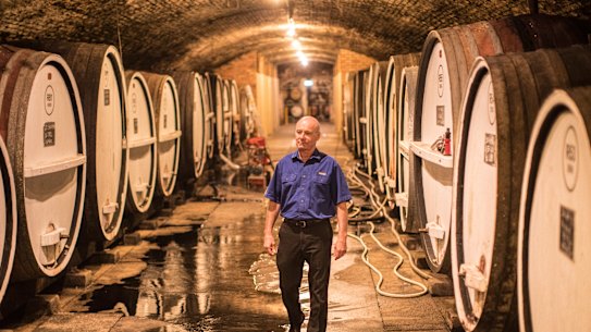 Chief executive Alister Purbick at Tahbilk's base of operations outside Nagambie. 