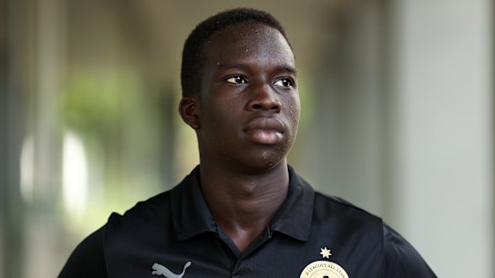 Garang Kuol’s days in the A-League Men with the Central Coast Mariners are numbered.