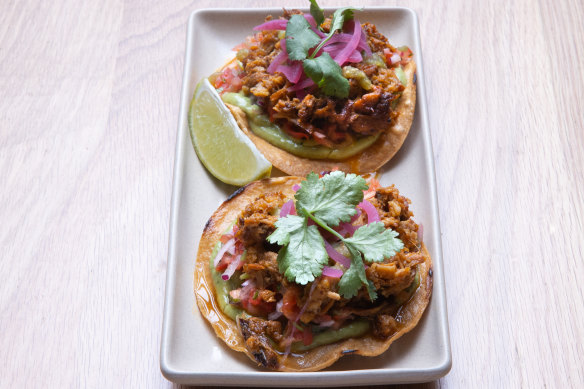 Pork tostadas.