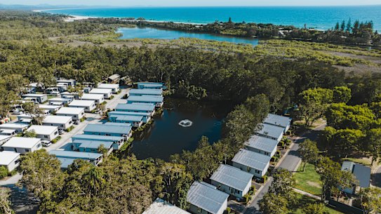 Discovery Parks in Byron Bay, a classic caravan park and campsite about 10 minutes out of town.