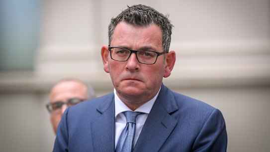 Premier Daniel Andrews was taken to The Alfred hospital on Tuesday.