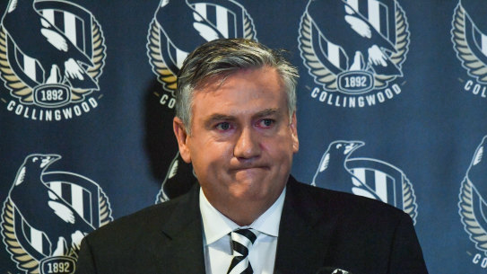 Eddie McGuire announces his resignation, effective immediately.