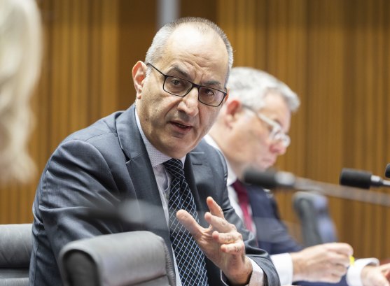 An inquiry is being held into whether Michael Pezzullo breached the Public Service Code of Conduct.