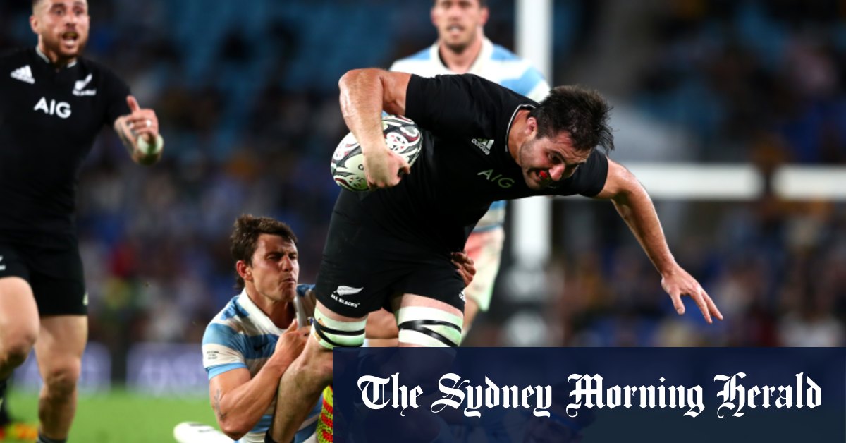 Ruthless All Blacks belt Argentina, stay top of Rugby Championship