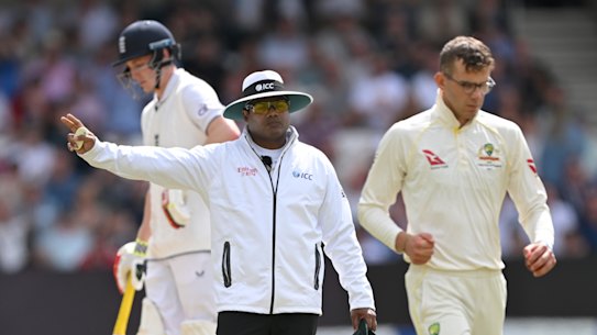 Todd Murphy bowled just two overs in England’s Headingley chase.