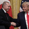 Trump says he's a 'big fan' of Turkish President Recep Tayyip Erdogan