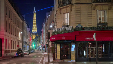 Paris in lockdown. 