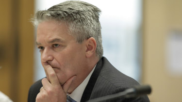 Finance Minister Mathias Cormann is pressing the case for the tax cuts.