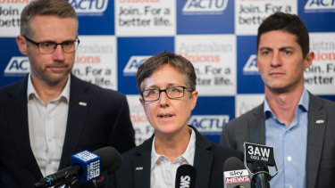 ACTU secretary Sally McManus calling on John Setka to resign.