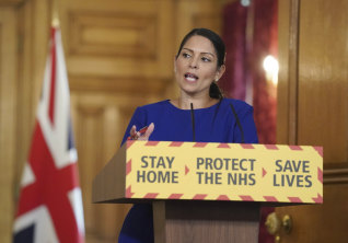 Britain's Home Secretary Priti Patel says there is "no magic solution" to strains on COVID-testing regime.