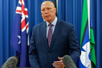 Opposition Leader Peter Dutton said the US legal process should play itself out without interference from Australia.