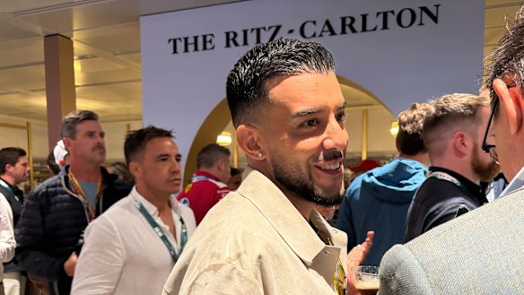 Adrian Portelli at the Australian Grand Prix.