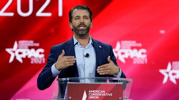 Begged for an Oval Office address: Donald Trump jnr said the situation had got out of hand.