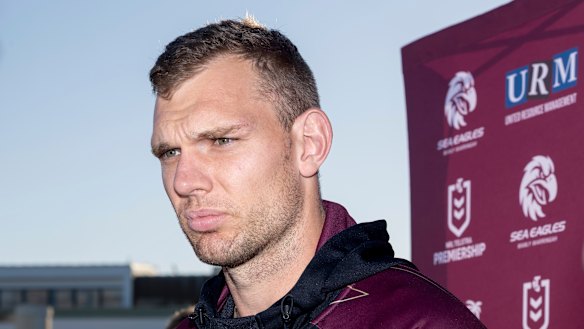 “I’ve come to terms with it″⁣: Tom Trbojevic has lost his coveted Manly No.1 jersey.