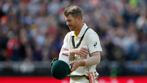 David Warner's poor run continued.