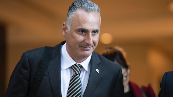 John Sidoti outside the ICAC last month.