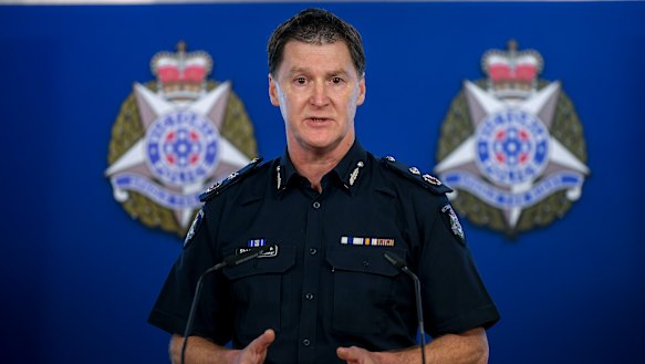 Victoria Police Chief Commissioner Shane Patton.