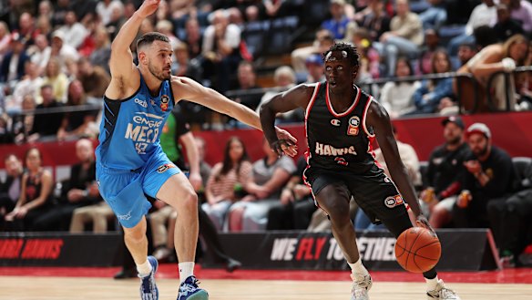 The Illawara Hawks take on Melbourne United in the resurgent NBL.