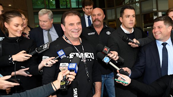 CFMEU Victorian official John Setka.