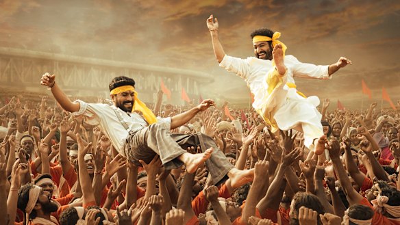 Netflix Indian film RRR was a hit in Australian cinemas. 