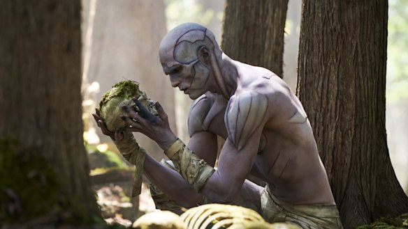 Jacob Elordi as the creature in Frankenstein.