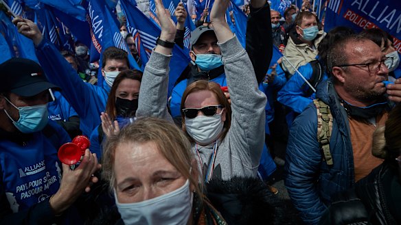 French police officers have growing concerns for their safety.