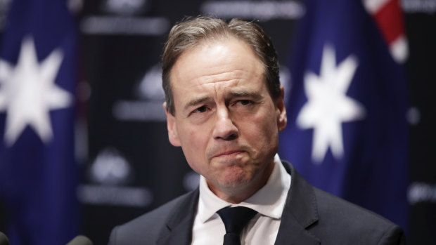 Federal Health Minister Greg Hunt  has not ruled out the prospect of Victoria mandating face masks in infection hotspots and on public transport.