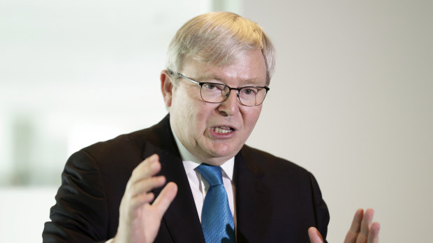 Former prime minister Kevin Rudd warned in 2011 that Australian companies needed to operate to high environmental and safety standards overseas. 
