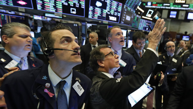 Wall Street is on track for its worst day in three months,. 